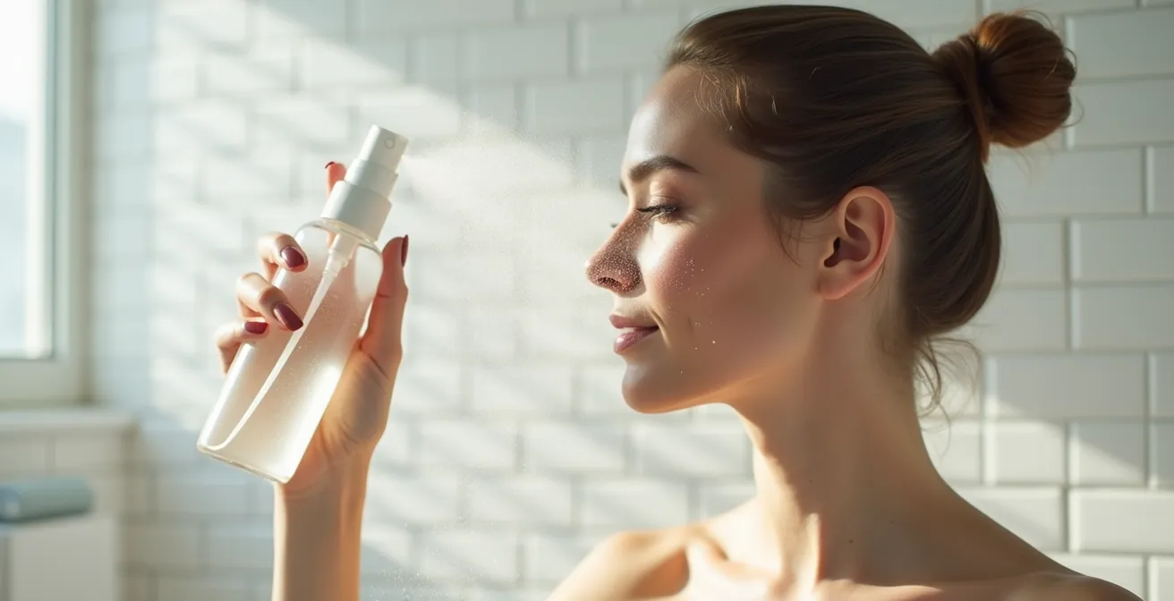 Visualisation de l'évaporation d'eau sur la peau avec et sans humectants